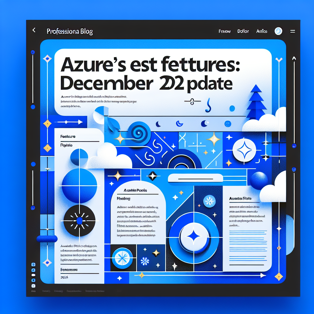 AI generated image for Azure’s Festival of Features: December 2025 Update