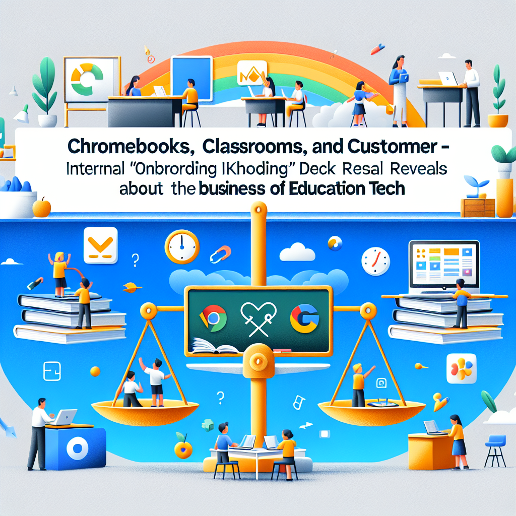AI generated image for Chromebooks, Classrooms, and Customer Loyalty: What Google’s Internal ‘Onboarding Kids’ Deck Reveals About the Business of Education Tech