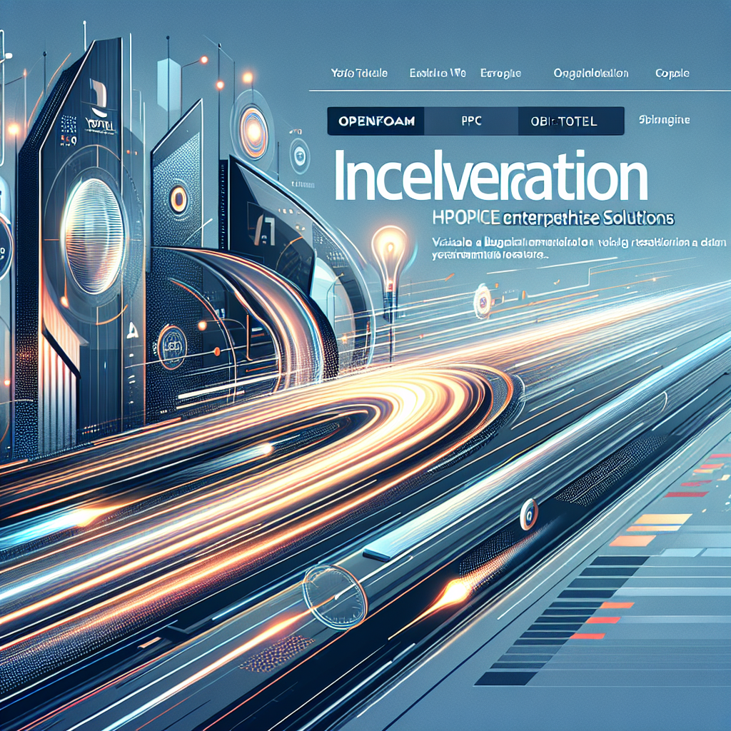 AI generated image for Accelerating Innovation: OPENFOAM HPC Enterprise Solutions by Yobitel