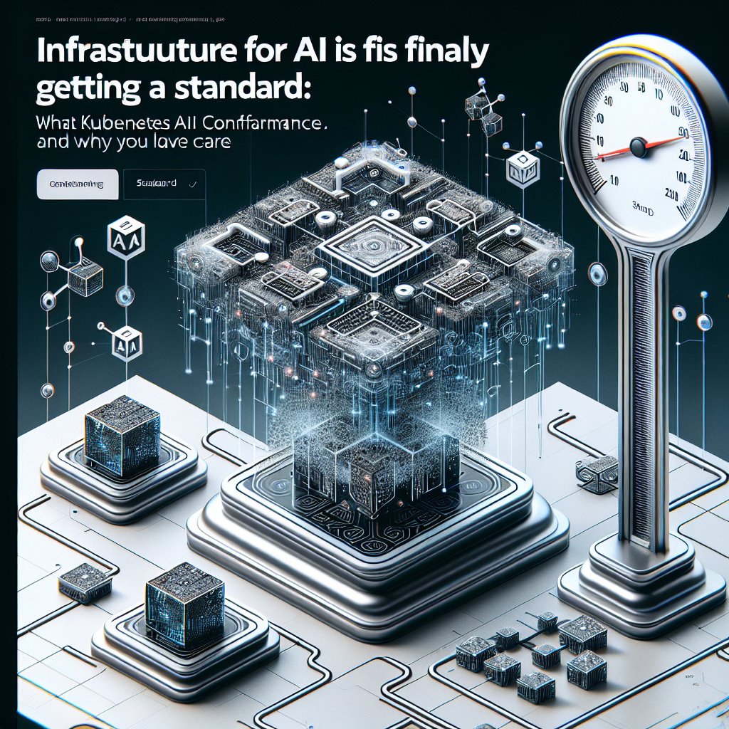 AI generated image for Infrastructure for AI Is Finally Getting a Standard: What Kubernetes AI Conformance Means (and Why You Should Care)