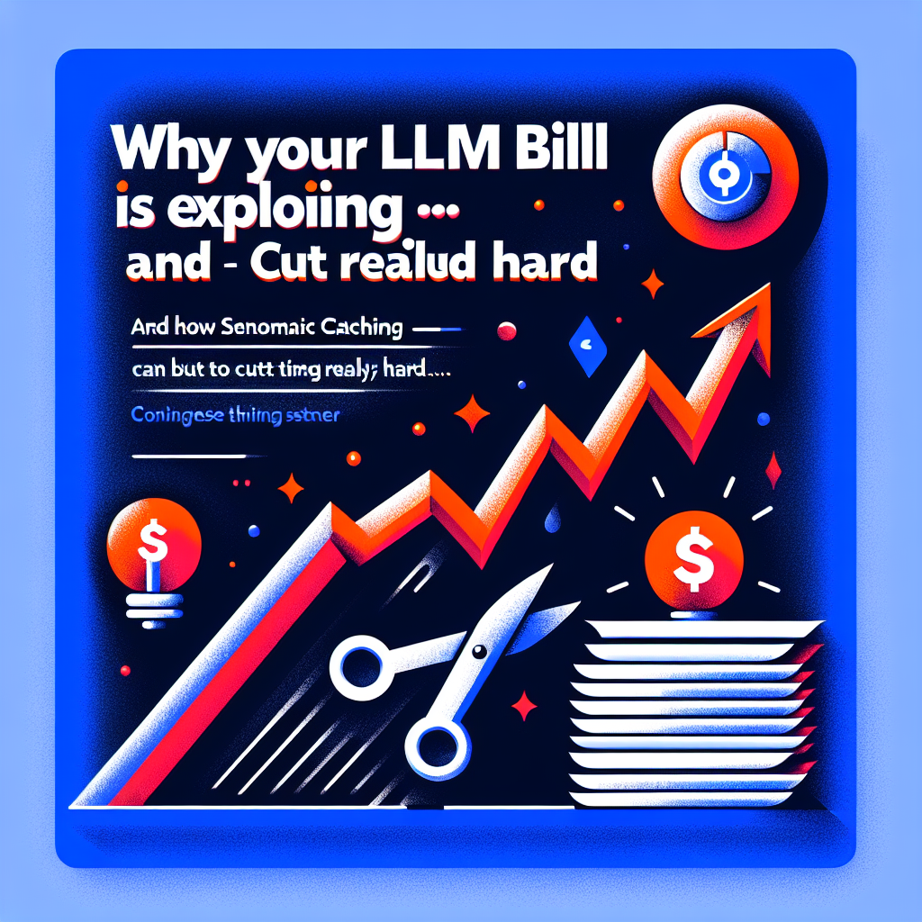 AI generated image for Why Your LLM Bill Is Exploding — And How Semantic Caching Can Cut It (Really) Hard