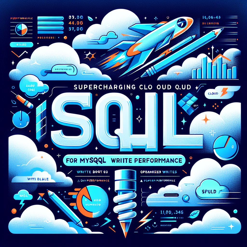 AI generated image for Supercharge Your Cloud SQL for MySQL Write Performance with New Optimized Writes