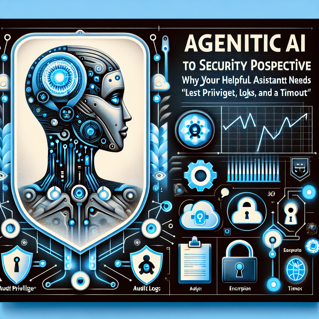 AI generated image for Agentic AI From a Security Perspective: Why Your “Helpful” Assistant Needs Least Privilege, Audit Logs, and a Timeout