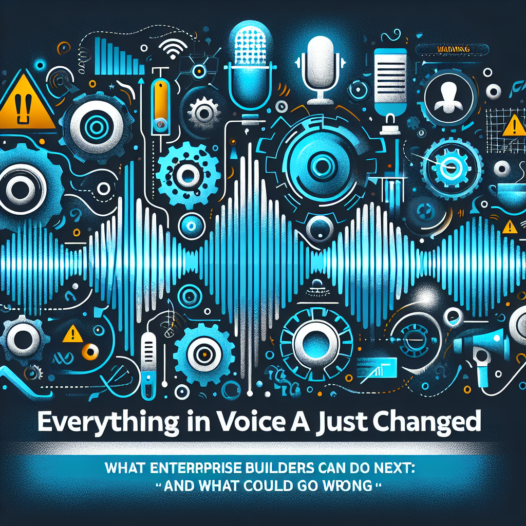 AI generated image for Everything in Voice AI Just Changed: What Enterprise Builders Can Do Next (and What Could Go Wrong)