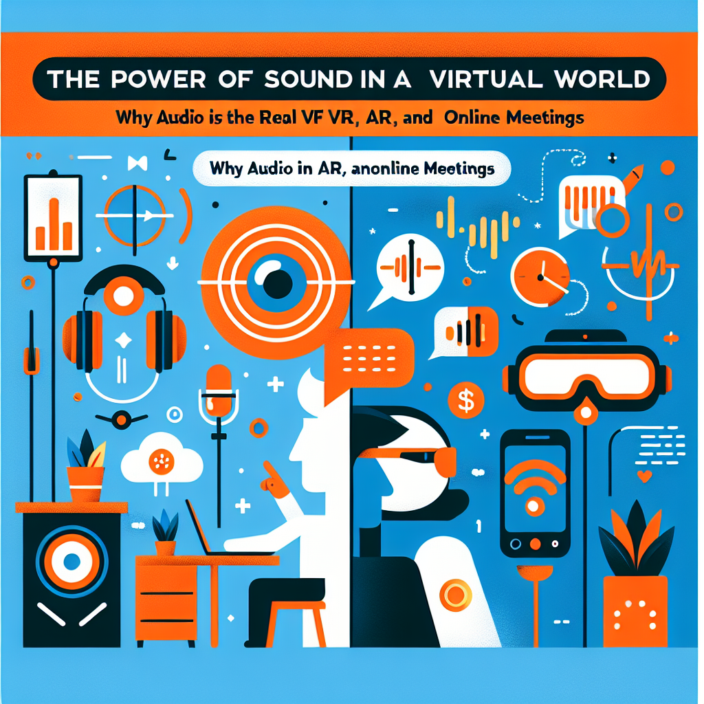 AI generated image for The Power of Sound in a Virtual World: Why Audio Is the Real MVP of VR, AR, and Online Meetings