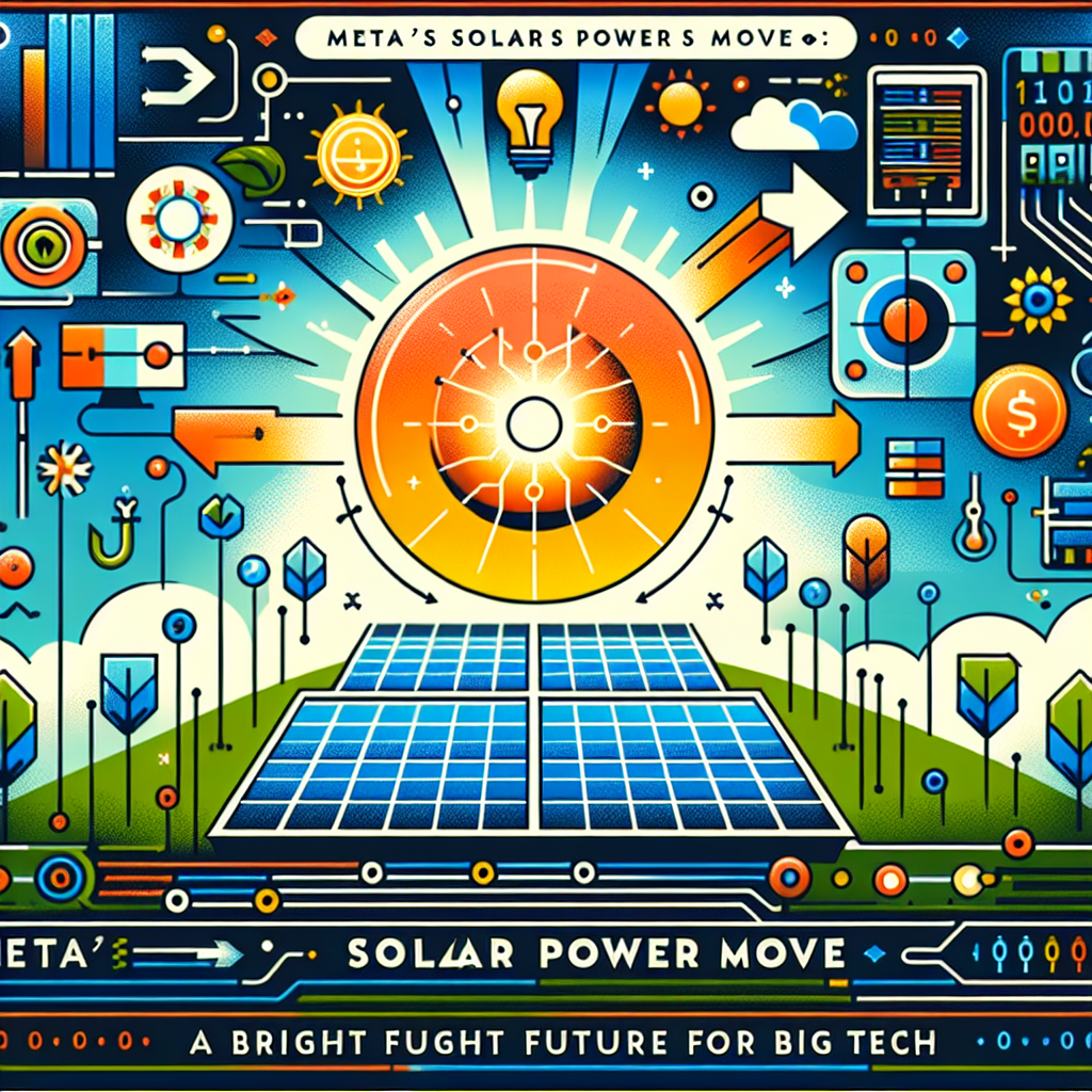 AI generated image for Meta’s Solar Power Move: A Bright Future for Big Tech