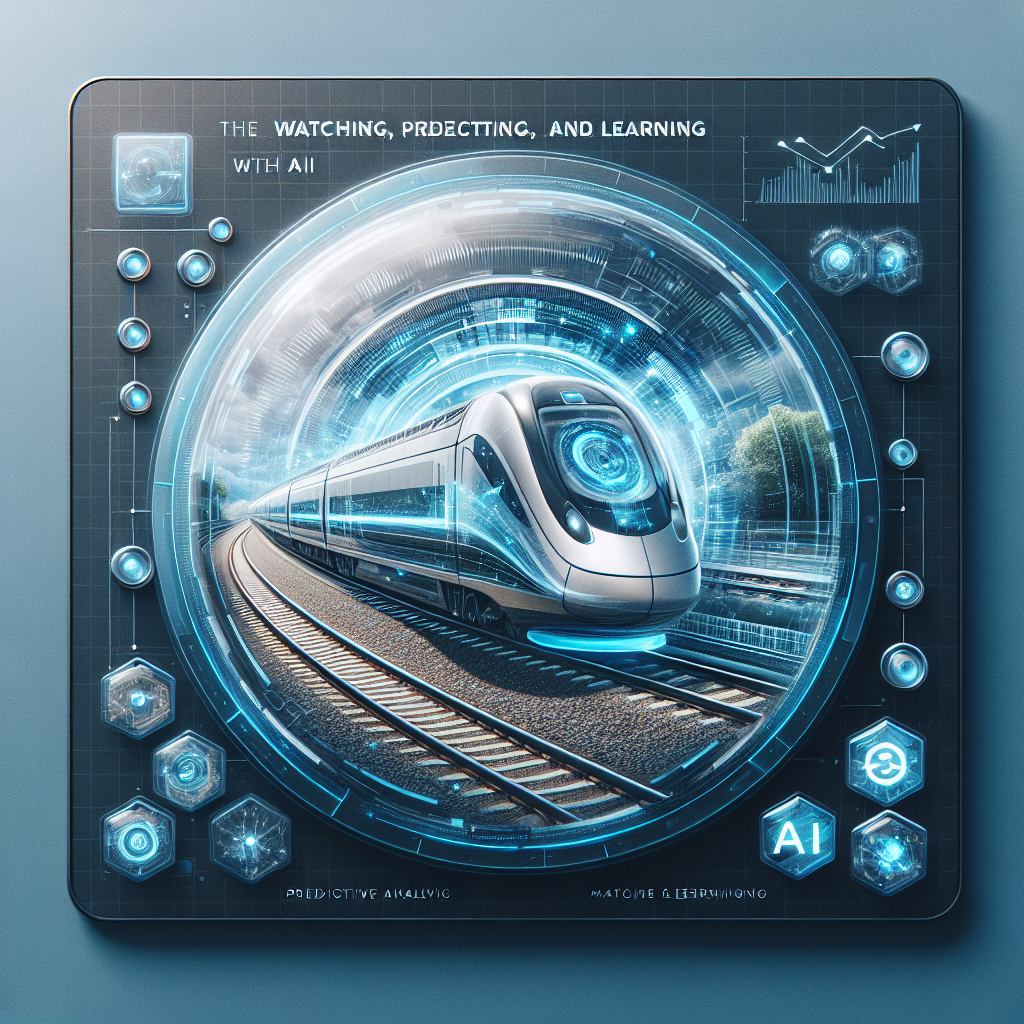 AI generated image for The Future of Rail: Watching, Predicting, and Learning with AI