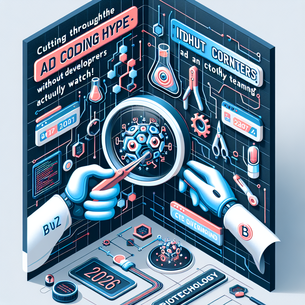 AI generated image for Cutting Through the AI Coding Hype (Without Cutting Corners): What Developers and Biotech Teams Should Actually Watch in 2026