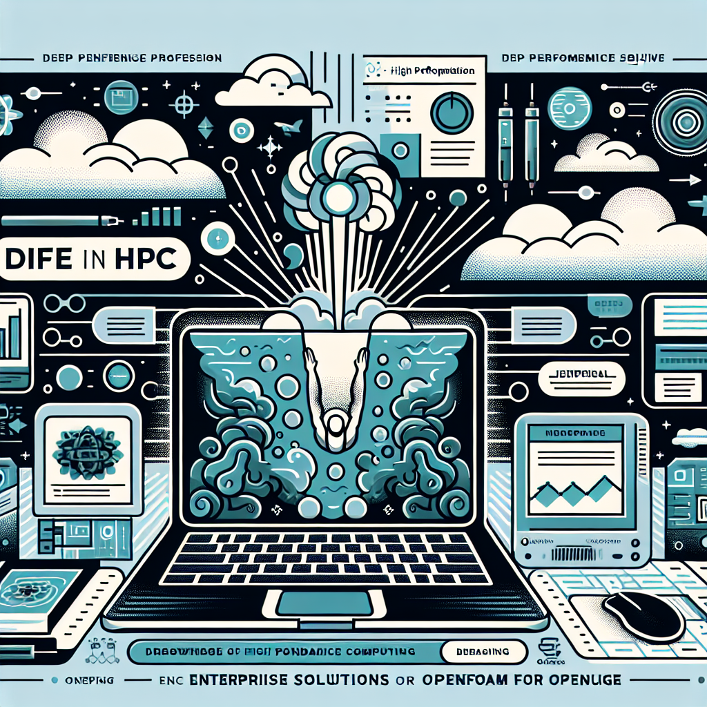 AI generated image for Dive into HPC: Yobitel’s Enterprise Solutions for OPENFOAM