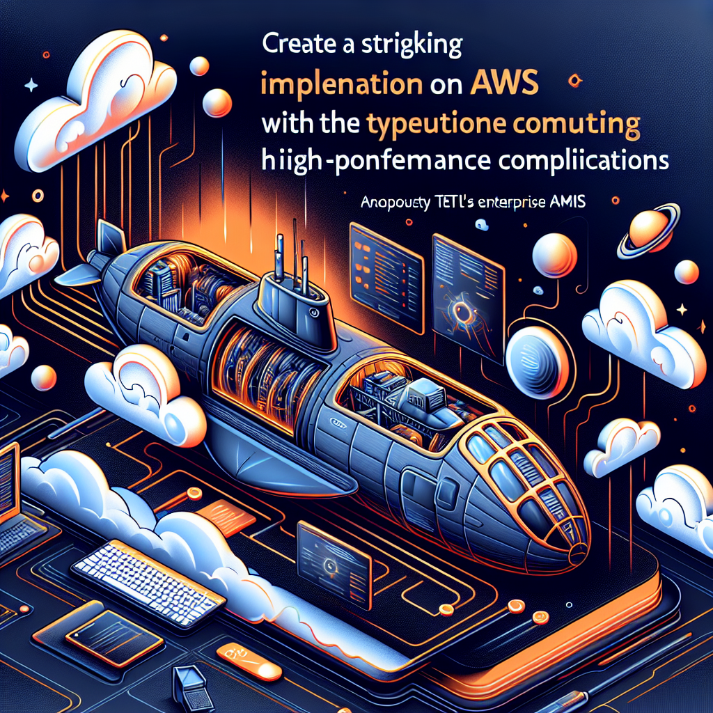 AI generated image for OpenFOAM on AWS Without the Usual HPC Drama: A Deep Dive into Yobitel’s Enterprise AMIs