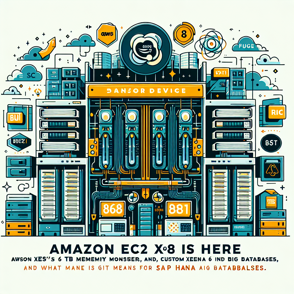 AI generated image for Amazon EC2 X8i Is Here: AWS’s 6 TB Memory Monsters, Custom Xeon 6 Silicon, and What It Means for SAP HANA and Big Databases