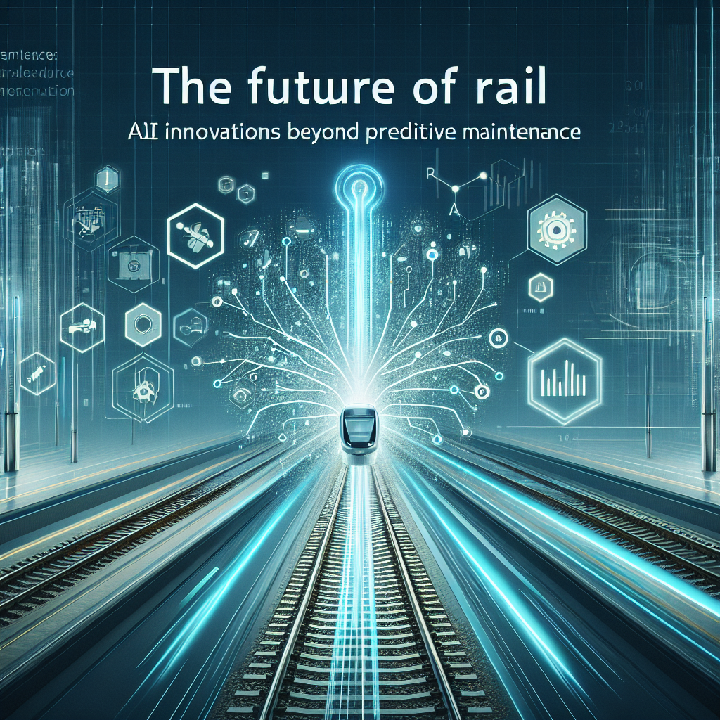 AI generated image for The Future of Rail: AI Innovations Beyond Predictive Maintenance