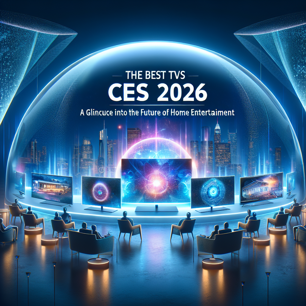 AI generated image for The Best TVs Unveiled at CES 2026: A Glimpse into the Future of Home Entertainment