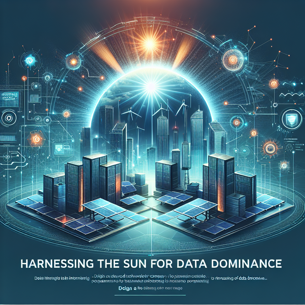 AI generated image for Meta’s Solar Power Play: Harnessing the Sun for Data Dominance