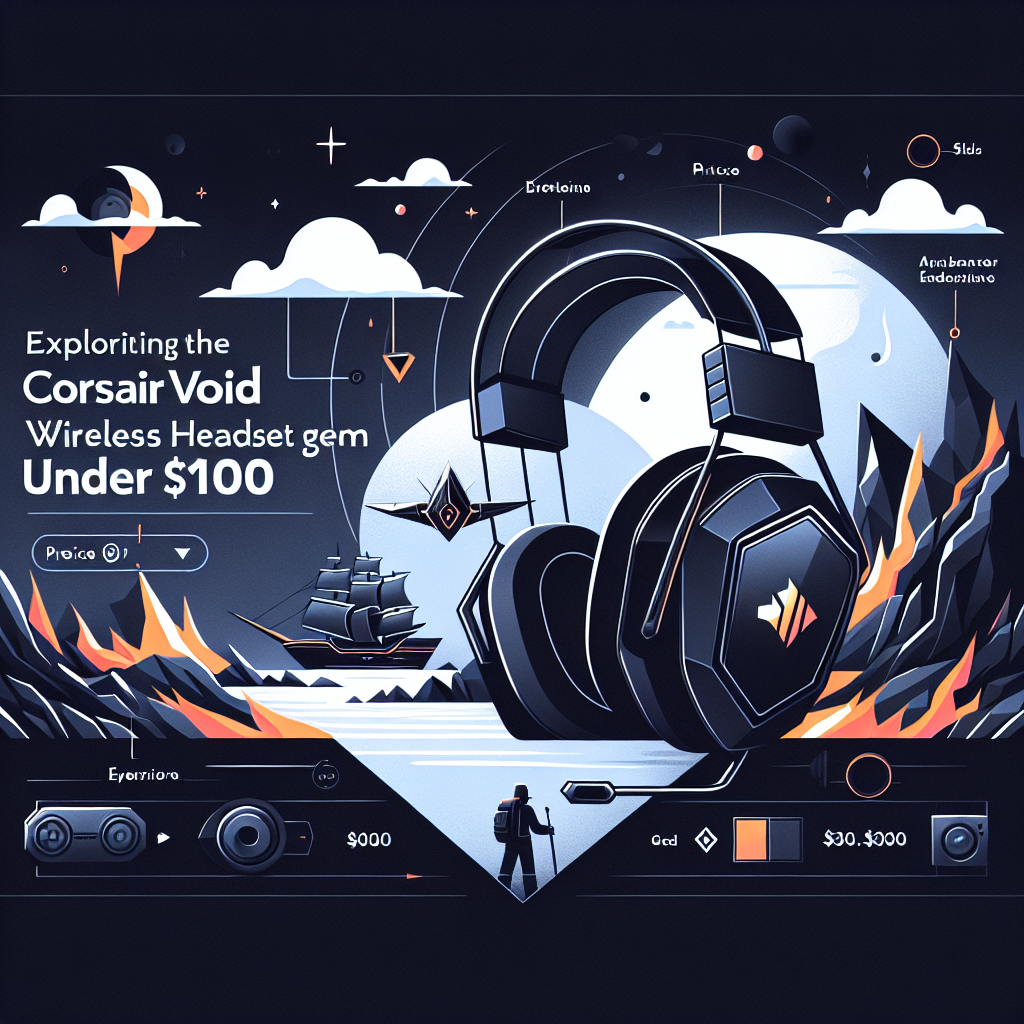 AI generated image for Exploring the Corsair Void Wireless V2: A Gaming Headset Gem Under $100