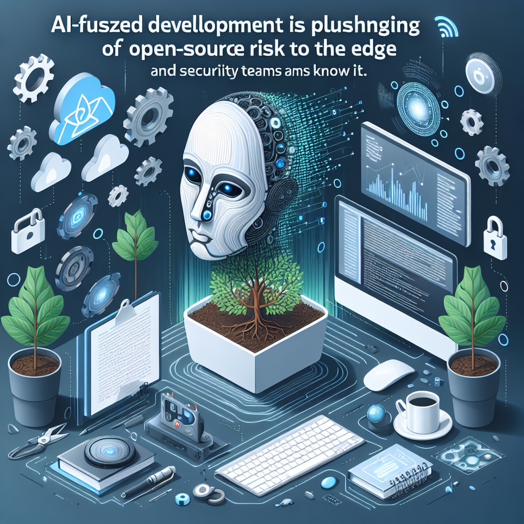 AI generated image for AI-Fueled Development Is Pushing Open-Source Risk to the Edge (and Security Teams Know It)