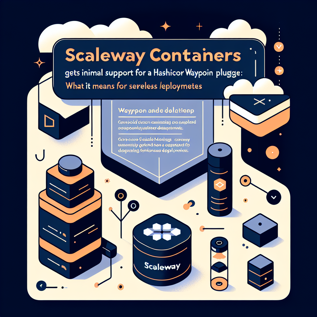 AI generated image for Scaleway Containers Gets Initial Support for a HashiCorp Waypoint Plugin: What It Means for Serverless Deployments
