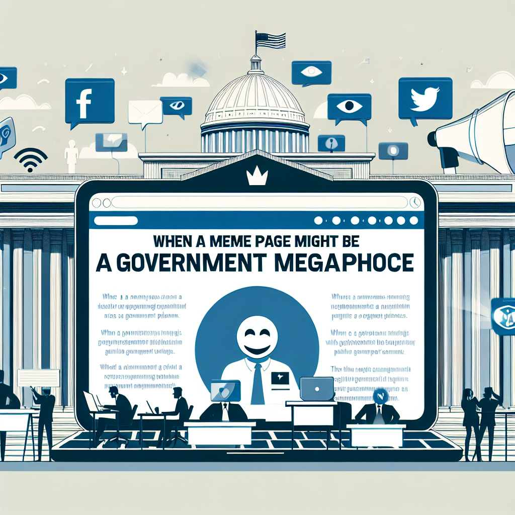 AI generated image for When a Meme Page Might Be a Government Megaphone: WIRED Says a White House Staffer Appears Linked to the “Johnny MAGA” X Account