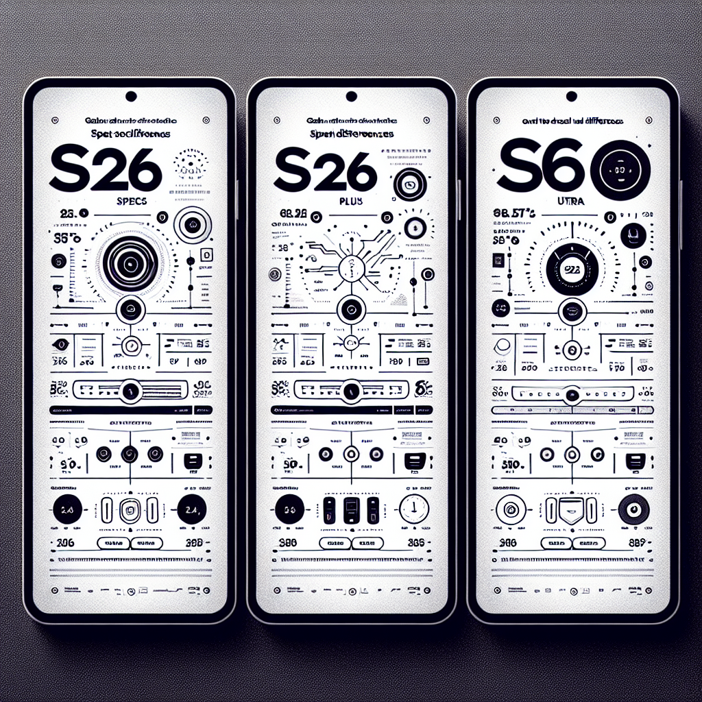 AI generated image for Galaxy S26 vs S26 Plus vs S26 Ultra: Specs, Prices, and the Real Differences That Matter (2026)