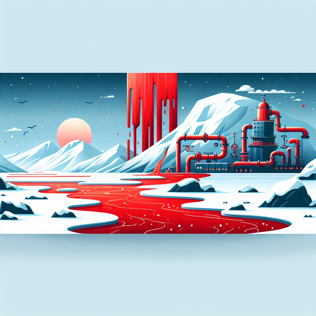 AI generated image for Antarctica’s Blood Falls: The Final Piece of the “Bleeding Glacier” Mystery—and Why the Answer Sounds Like Plumbing