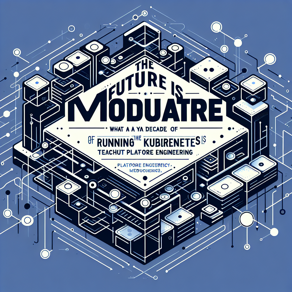 AI generated image for The Future Is Modular: What a Decade of Running Kubernetes Teaches Us About Platform Engineering