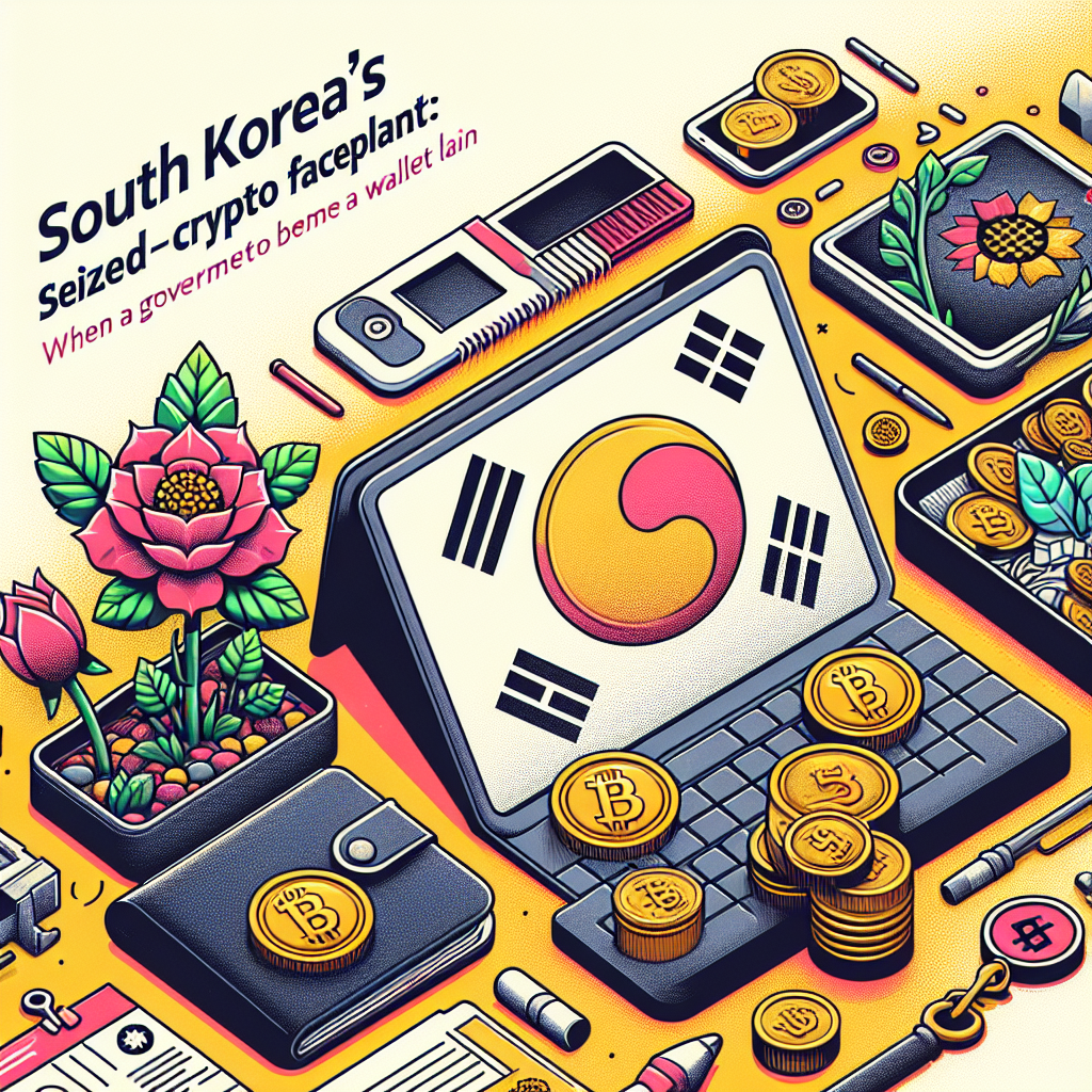 AI generated image for South Korea’s $5M Seized-Crypto Faceplant: When a Government Press Photo Becomes a Wallet Drain