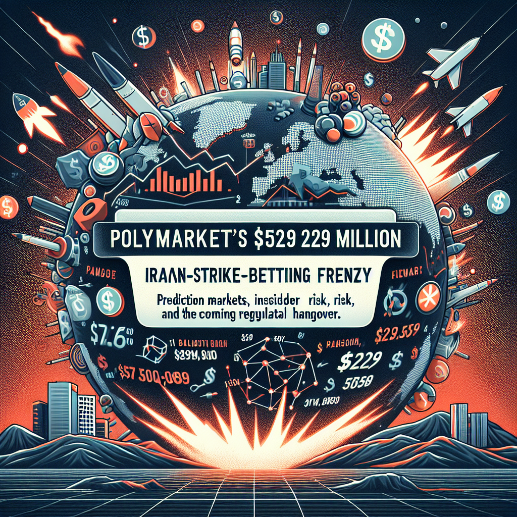AI generated image for Polymarket’s $529 Million Iran-Strike Betting Frenzy: Prediction Markets, Insider Risk, and the Coming Regulatory Hangover