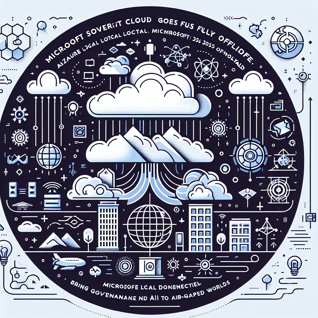 AI generated image for Microsoft Sovereign Cloud Goes Fully Offline: Azure Local Disconnected, Microsoft 365 Local, and Foundry Local Bring Governance and Big AI to Air-Gapped Worlds