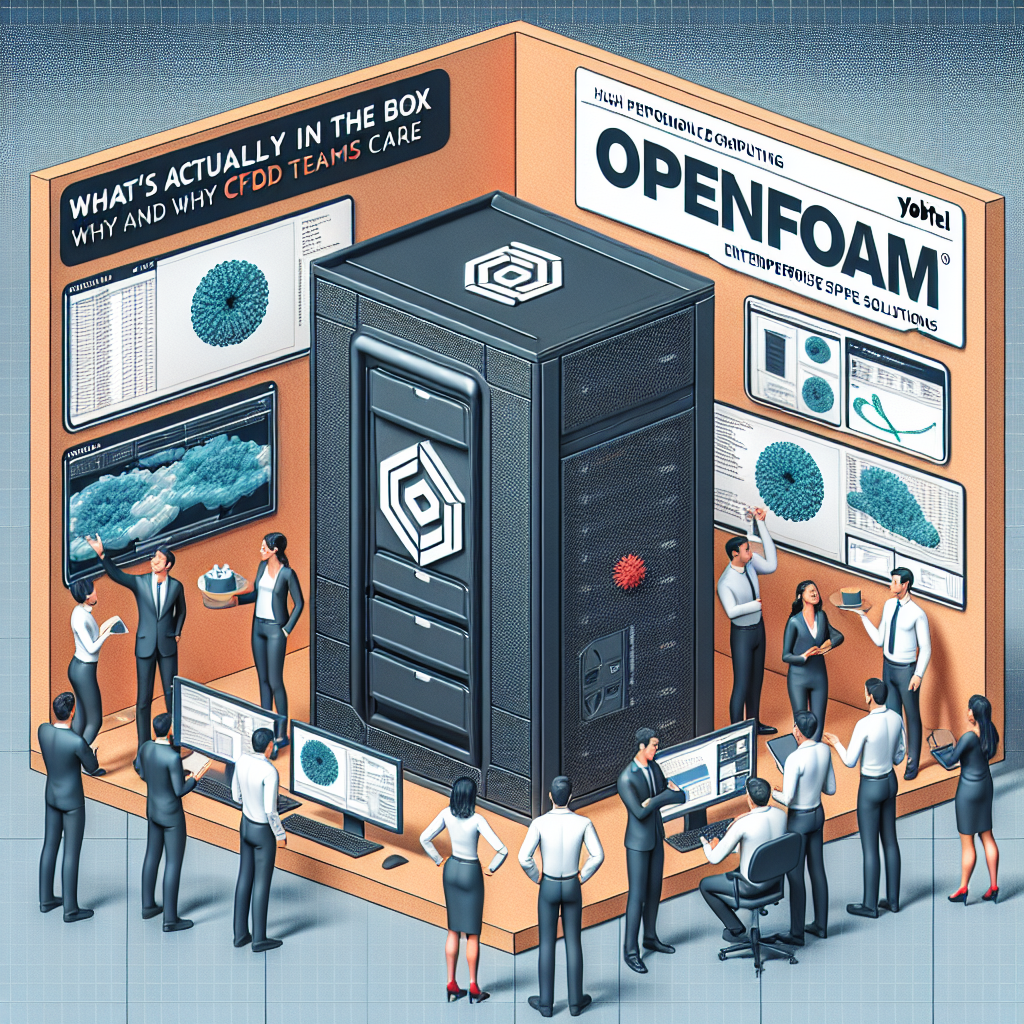 AI generated image for OPENFOAM HPC Enterprise Solutions by Yobitel: What’s Actually in the Box (and Why CFD Teams Care)