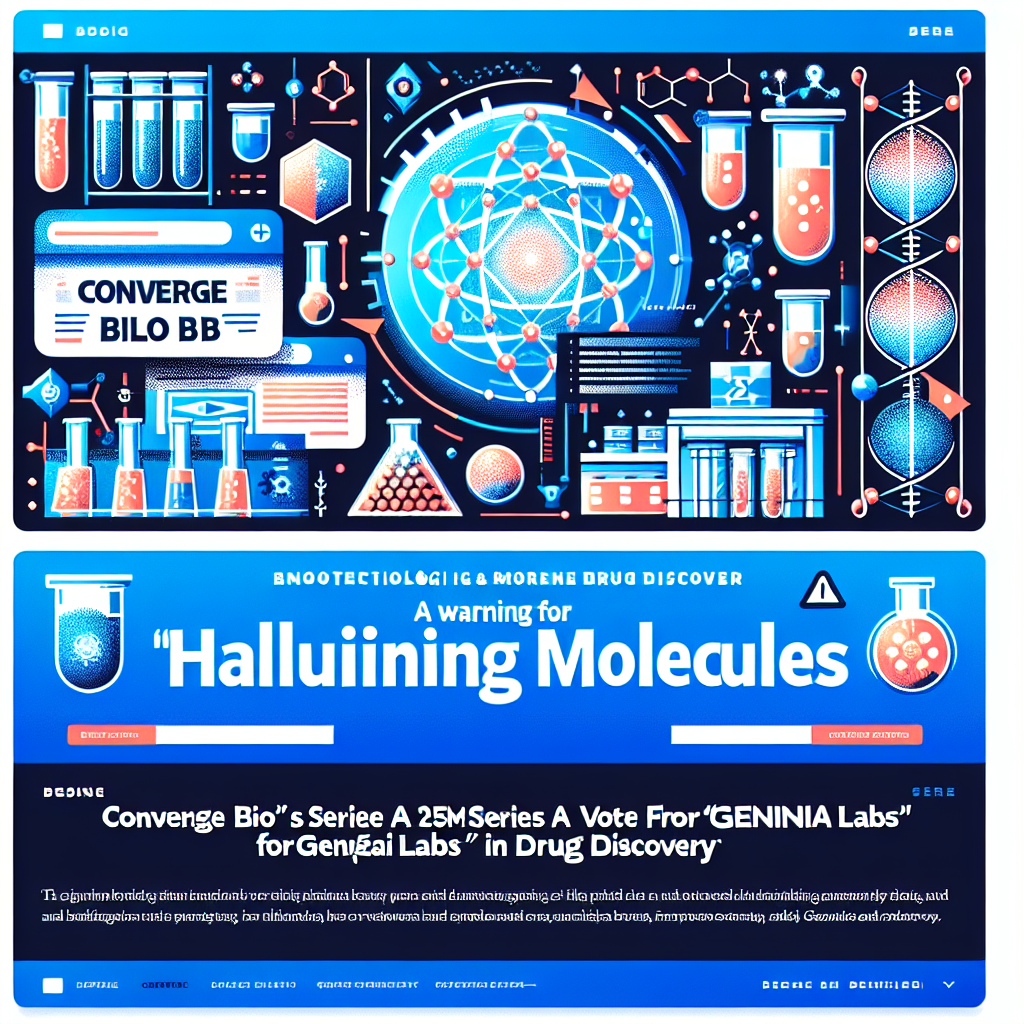 AI generated image for Converge Bio’s $25M Series A Is a Vote for “GenAI Labs” in Drug Discovery (and a Warning About Hallucinating Molecules)
