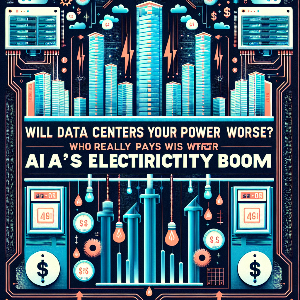 AI generated image for Will Data Centers Make Your Power Bill Worse? Who Really Pays for AI’s Electricity Boom