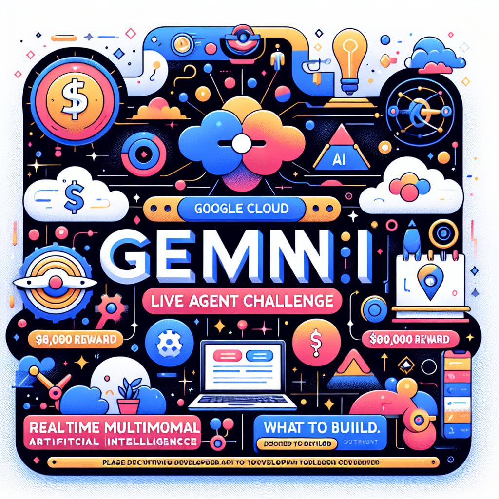 AI generated image for Gemini Live Agent Challenge: Google Cloud’s $80K Push for Real‑Time Multimodal AI (and What Devs Should Actually Build)