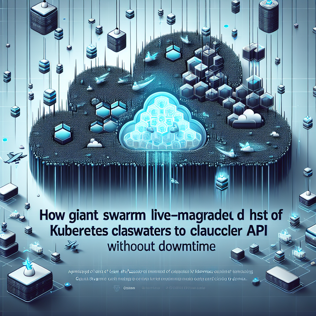 AI generated image for How Giant Swarm Live‑Migrated Hundreds of Kubernetes Clusters to Cluster API (Without Downtime)