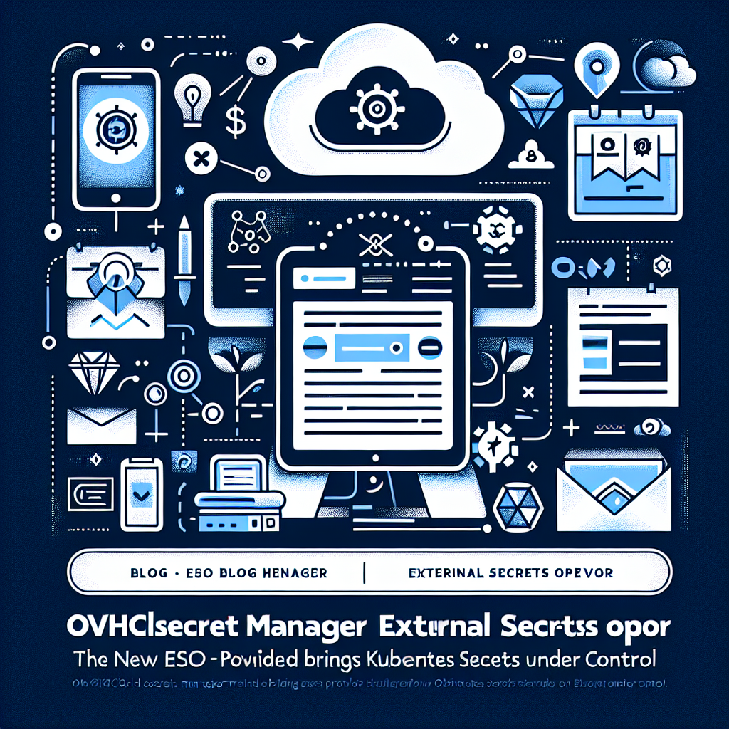 AI generated image for OVHcloud Secret Manager meets External Secrets Operator: the new ESO OVHcloud provider brings Kubernetes secrets under control