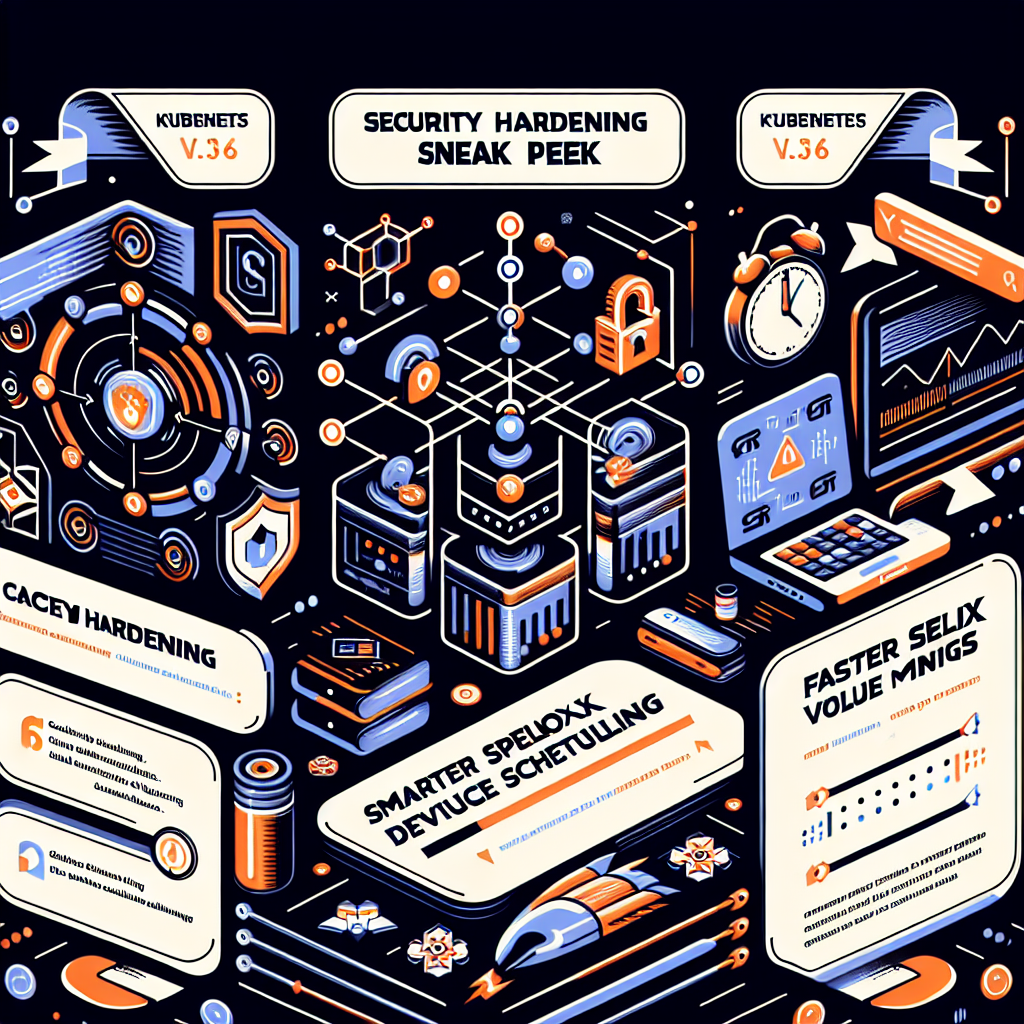 AI generated image for Kubernetes v1.36 Sneak Peek: Security Hardening, Smarter Device Scheduling, and Faster SELinux Volume Mounts
