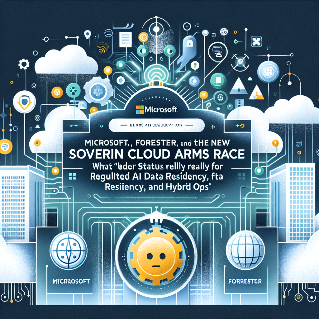 AI generated image for Microsoft, Forrester, and the New Sovereign Cloud Arms Race: What “Leader” Status Really Means for Regulated AI, Data Residency, and Hybrid Ops
