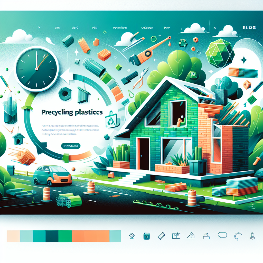 AI generated image for Plastics as a Building Material: Why Recycled Polymers Are Suddenly Showing Up in Home Construction