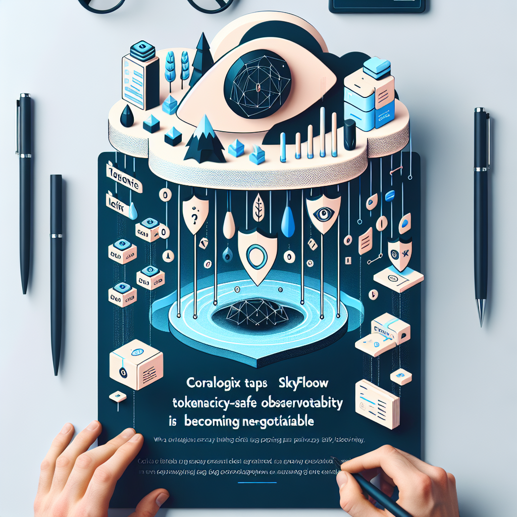 AI generated image for Coralogix Taps Skyflow to Tokenize Sensitive Log Data: Why Privacy-Safe Observability Is Becoming Non‑Negotiable